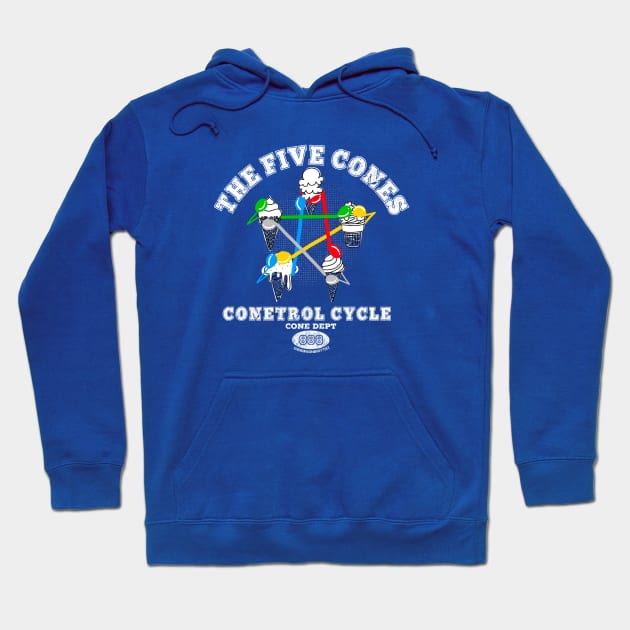 The Five Cones Hoodie by SherringenergyTeez